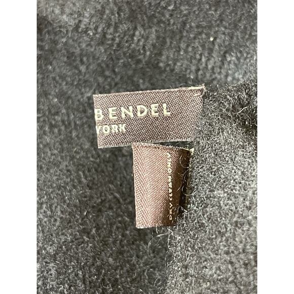 Henri Bendel Black Cashmere Slouchy Beanie main image 4